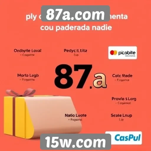 Exploração das opções de pagamento oferecidas por 87a.com